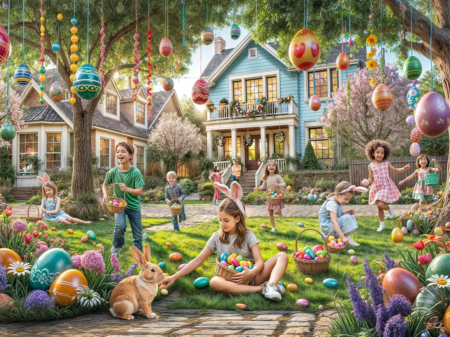 Party Games Easter For Family - Buona Pasqua Puzzle da 1000/520/120 pezzi