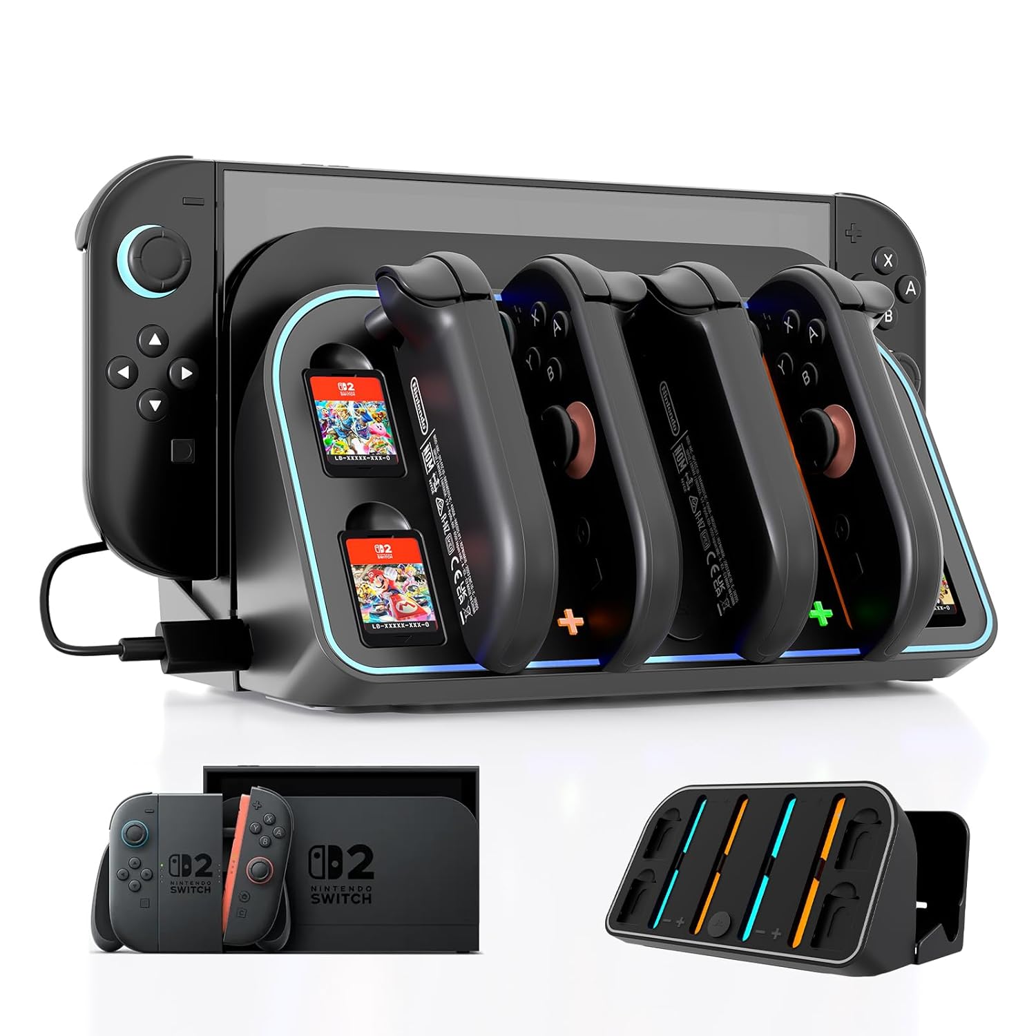 Party Games Nintendo - Dock di ricarica per montaggio a