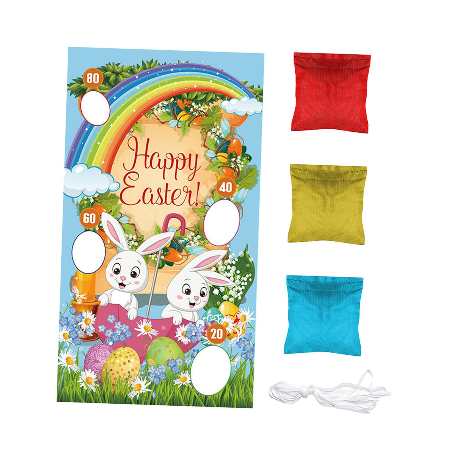Party Games Easter For Family - Banner per Gioco del Lancio con
