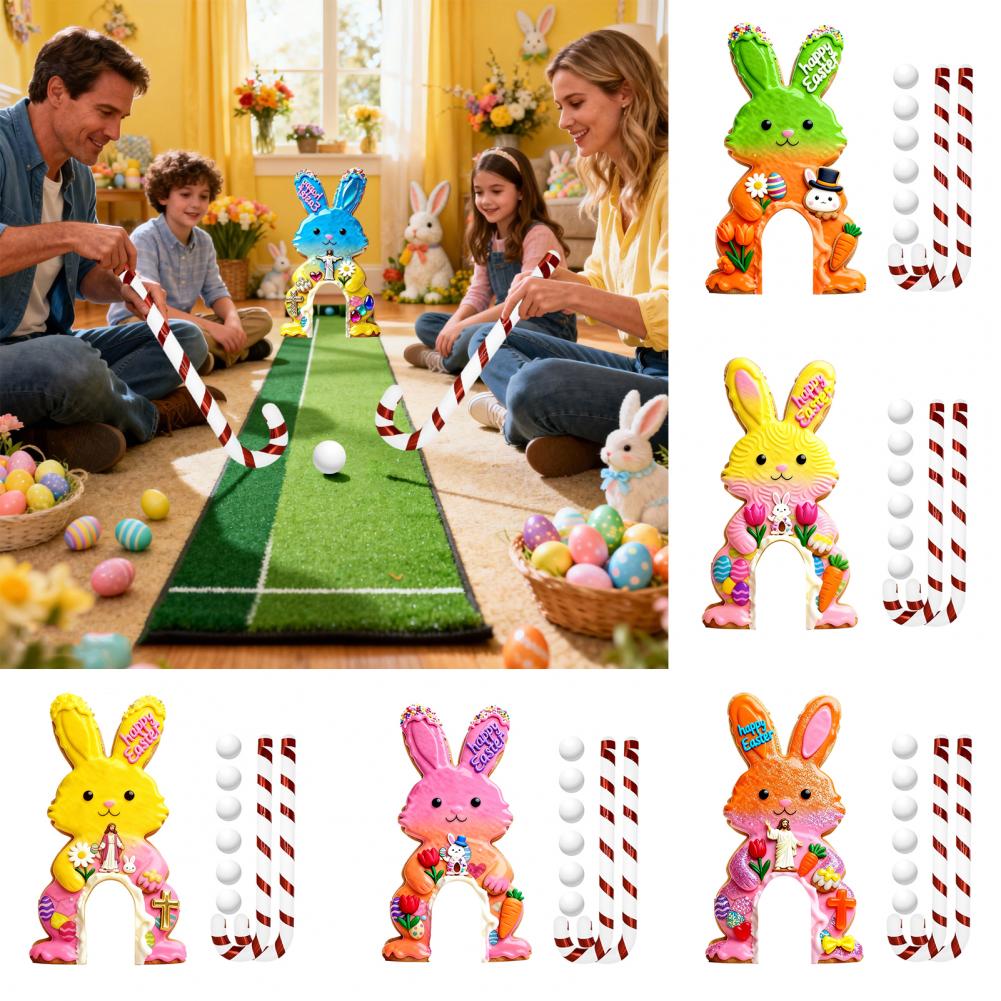 Party Games Easter For Family - Gioco di Golf per Famiglia, Set