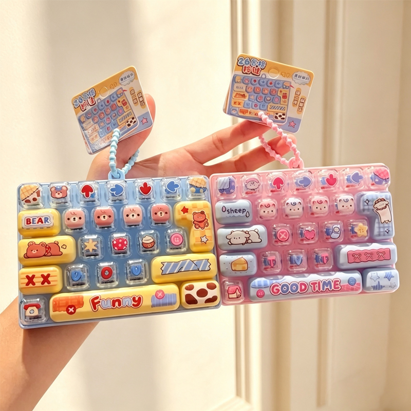 Party Games Switch - Disponibile: Portachiavi Clicker Anti-Stress/Fidget con 26