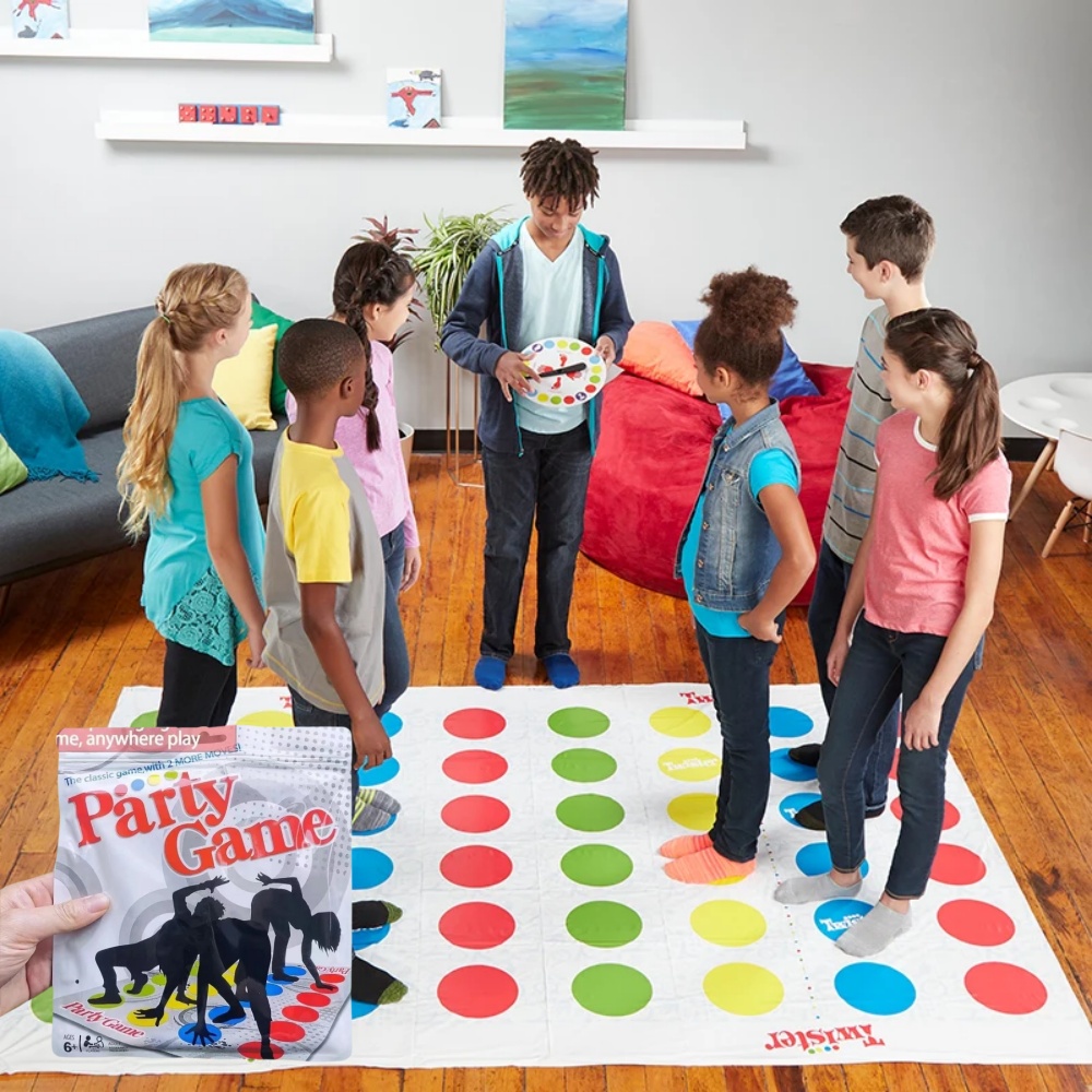 Party Games For 5 Year Olds Indoors - Twister Party Game - Famiglia per