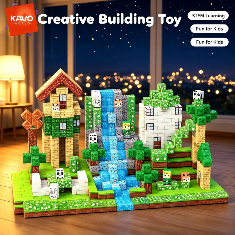 Party Games For 5 Year Olds Indoors - KAVOWORLD 150 pezzi Blocchi Magnetici per
