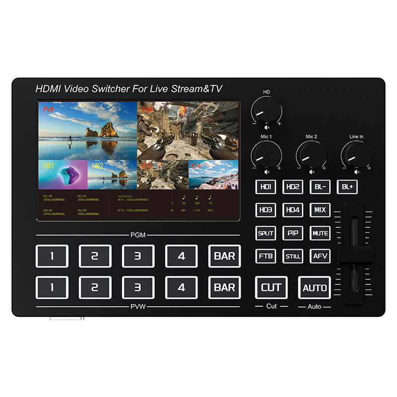 Party Games Switch - Mixer Video HDMI 4 Canali 1080P