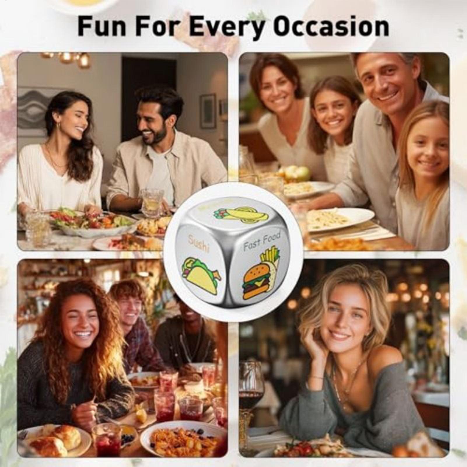 Data Notte Cibo Dadi Coppia Ce - Party Games Easter For Family recensione e prezzo