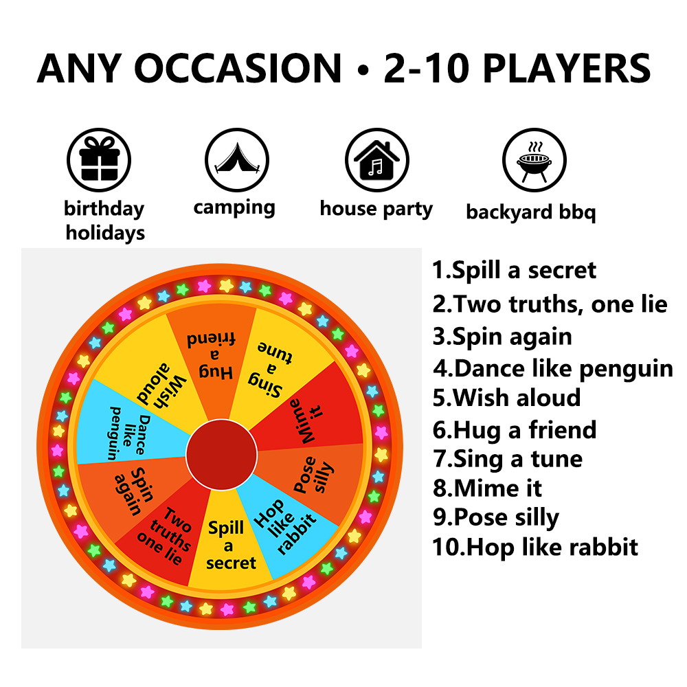 Ruota della Fortuna Girevole,  - Party Games Spin The Wheel recensione e prezzo