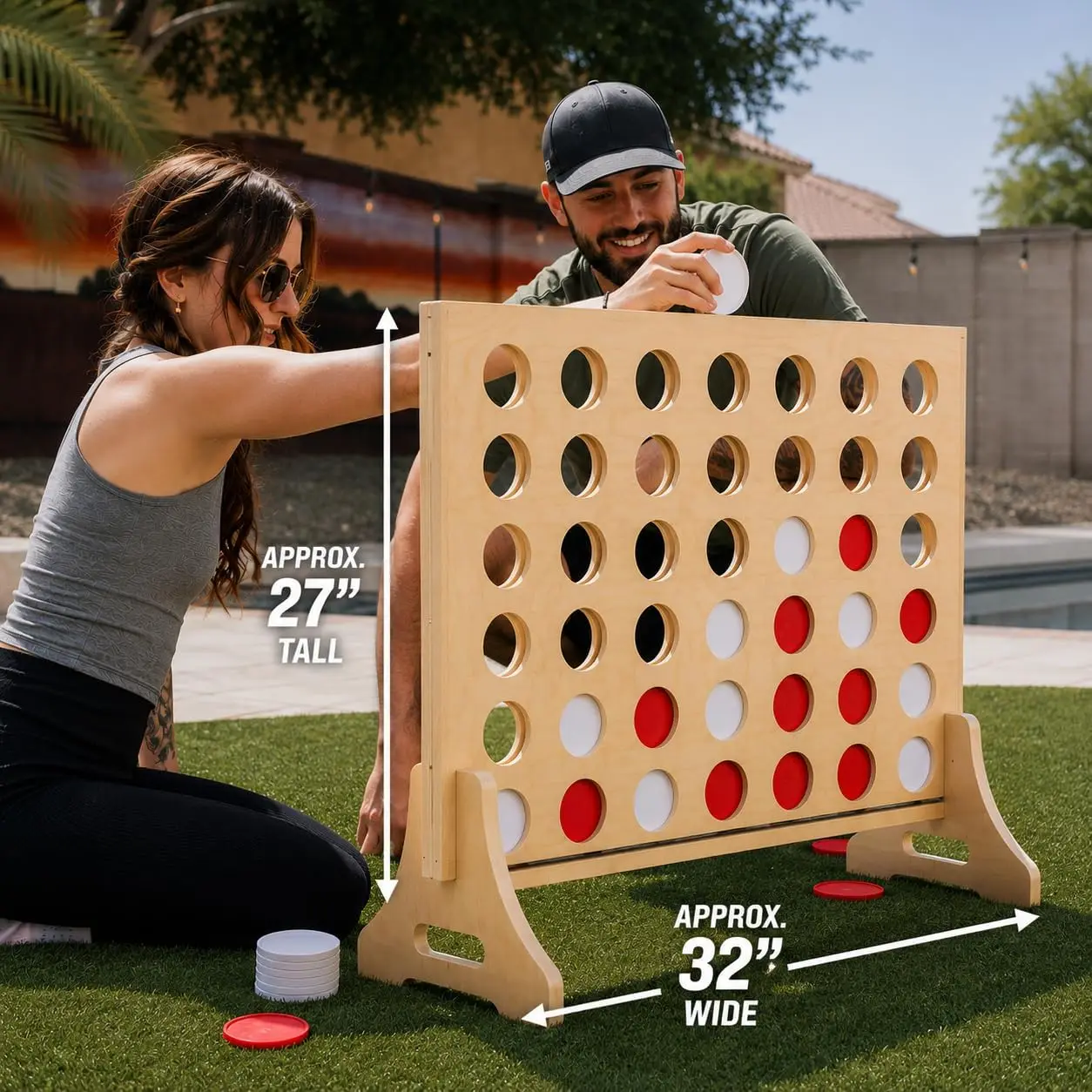 Gioco Gigante Quattro in Fila  - Party Games Easter For Family recensione e prezzo