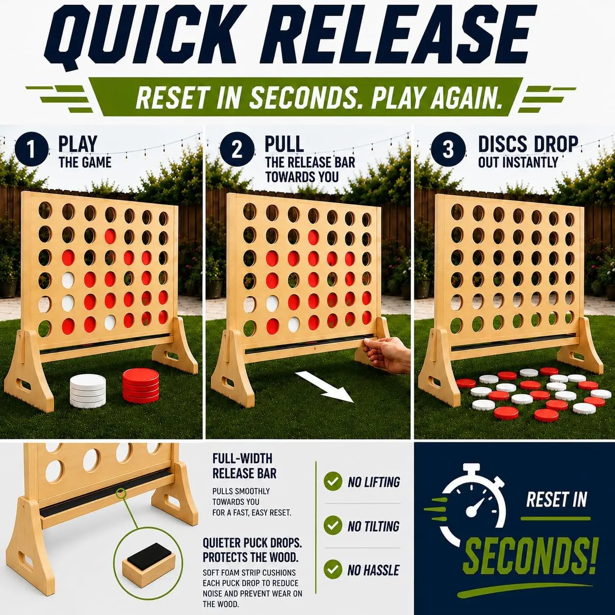 Gioco Gigante Quattro in Fila  - Party Games Easter For Family recensione e prezzo